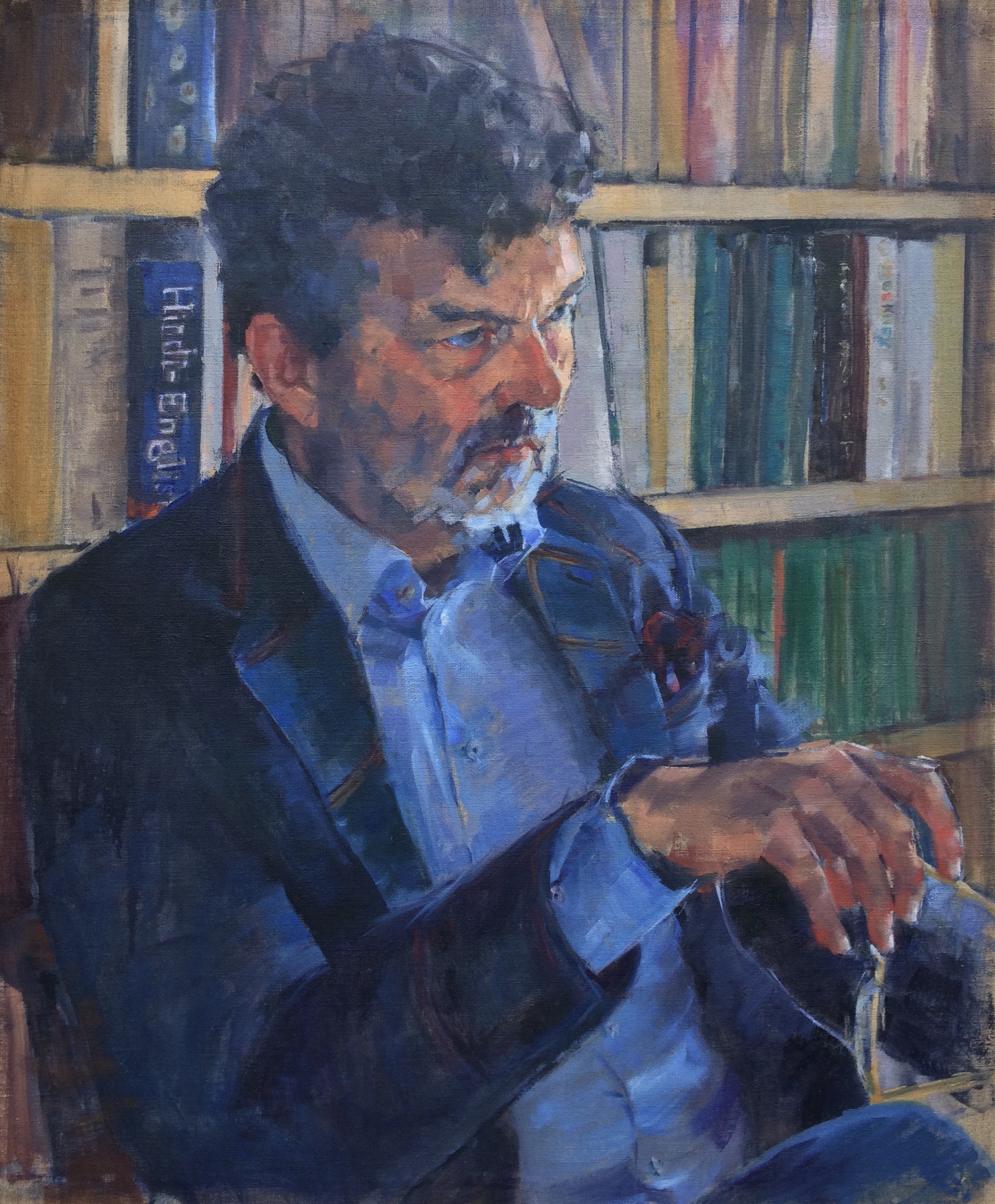The Writer Oil on Linen