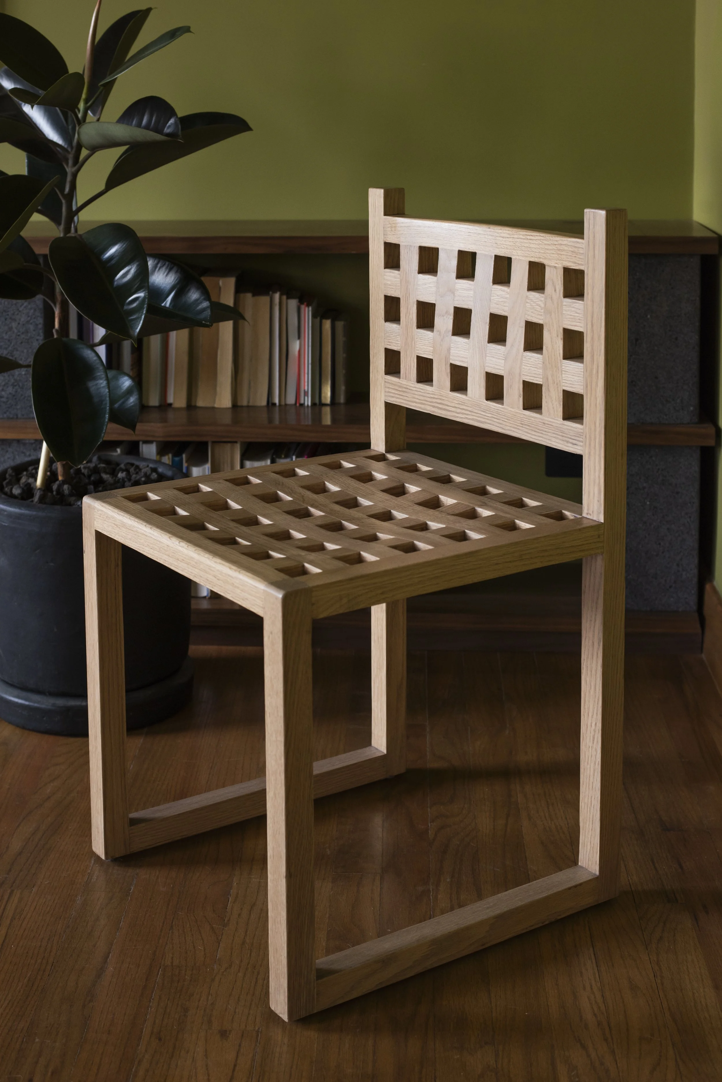 Pippa Morray Design_Small Oak Dining Chair_01_Grid Form Design Collection.jpg