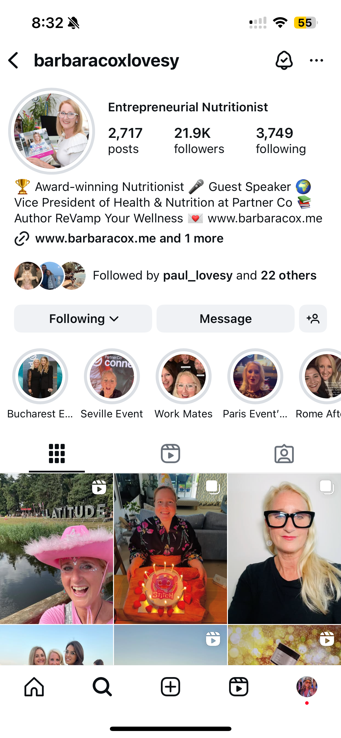 Find me on Instagram