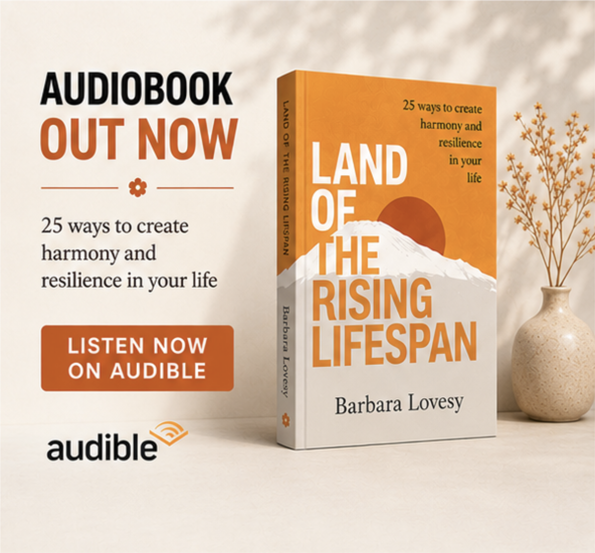 **Now you can listen: Land of the Rising Lifespan is on Audible**