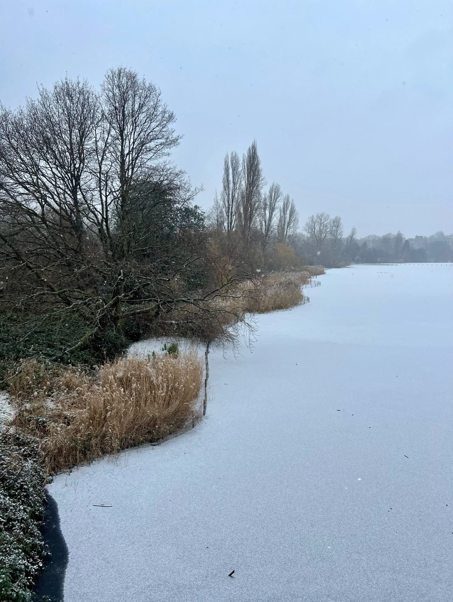 A pause. London ❄️