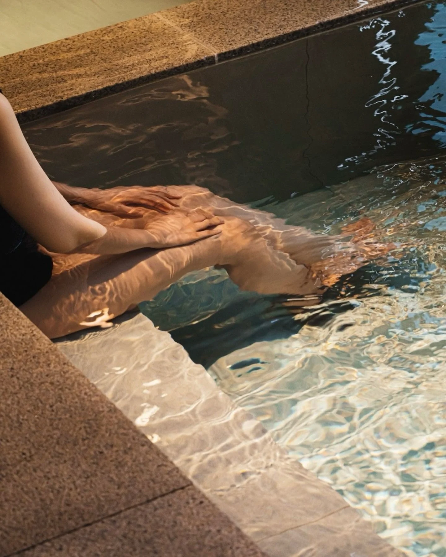 Letting the body soften.