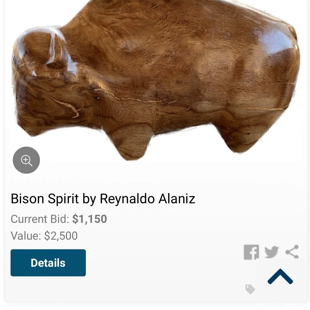 Final bid on the Bison Spirit $1150.00