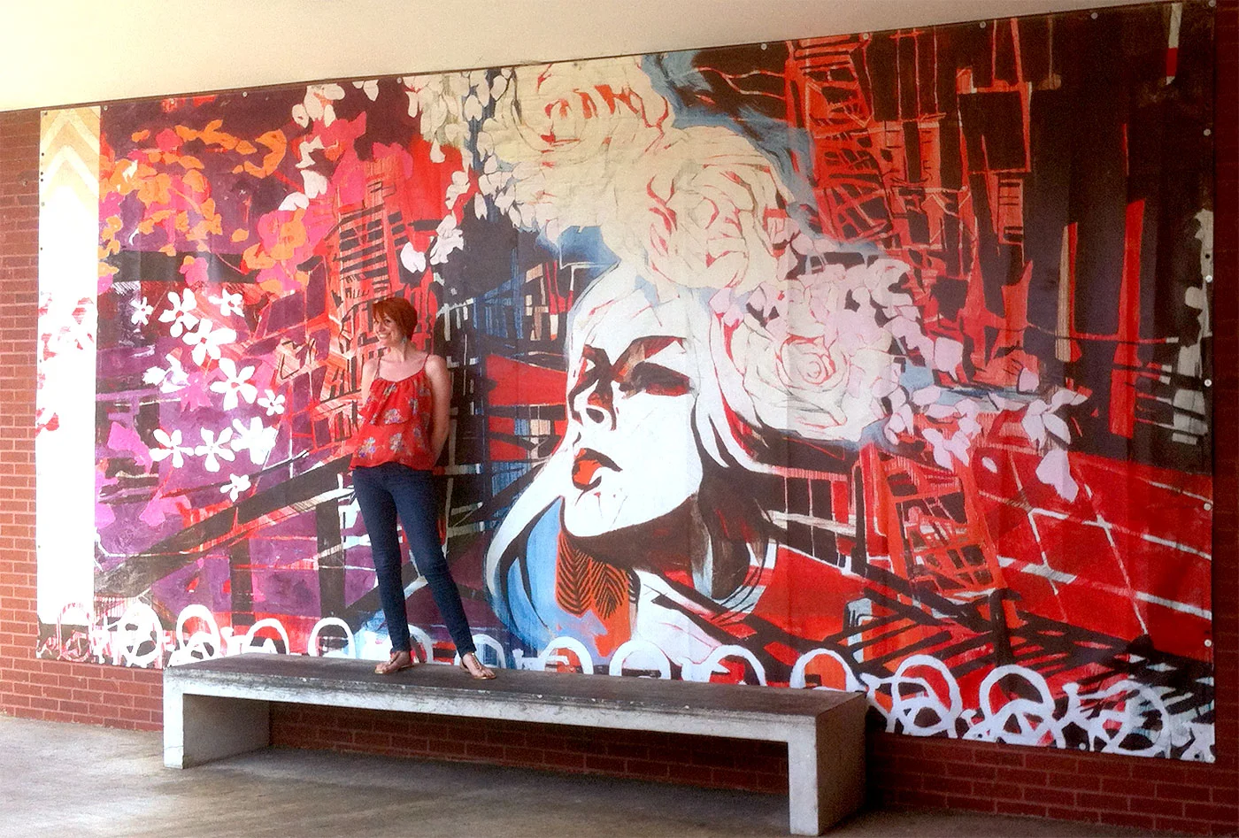 Unfolding Mural , 2008, 20’ x 10'