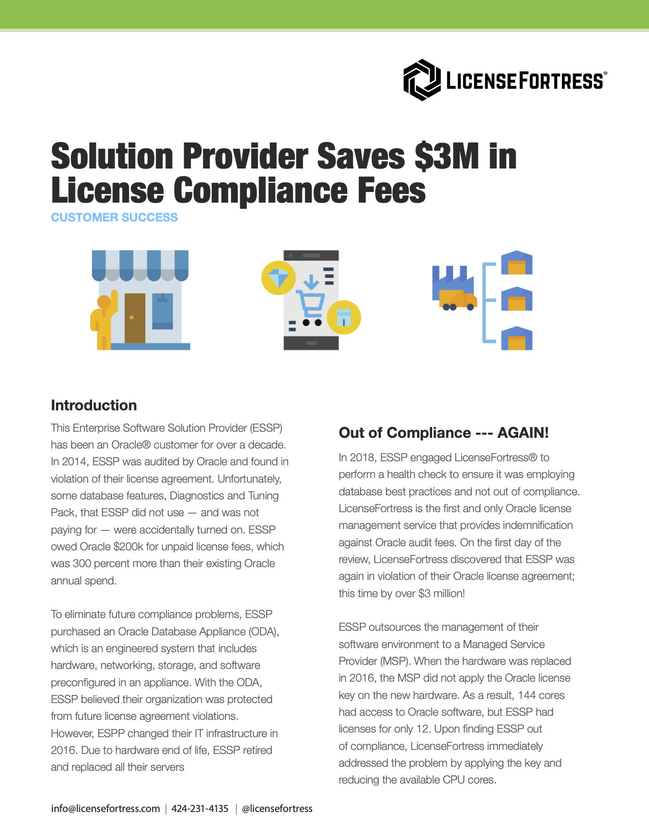 Solution Provider Saves $3M in License Compliance Fees 