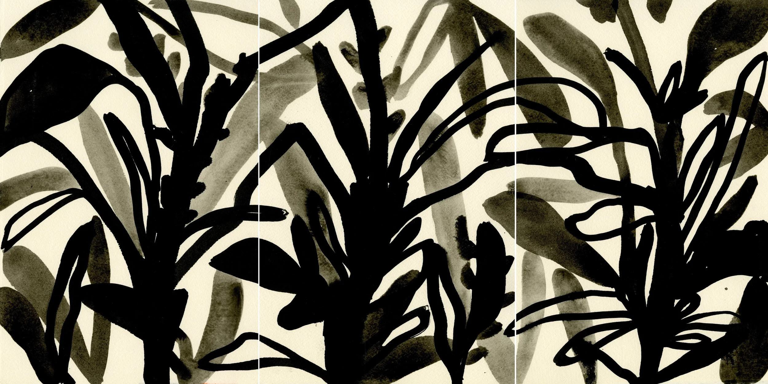 Closed triptych