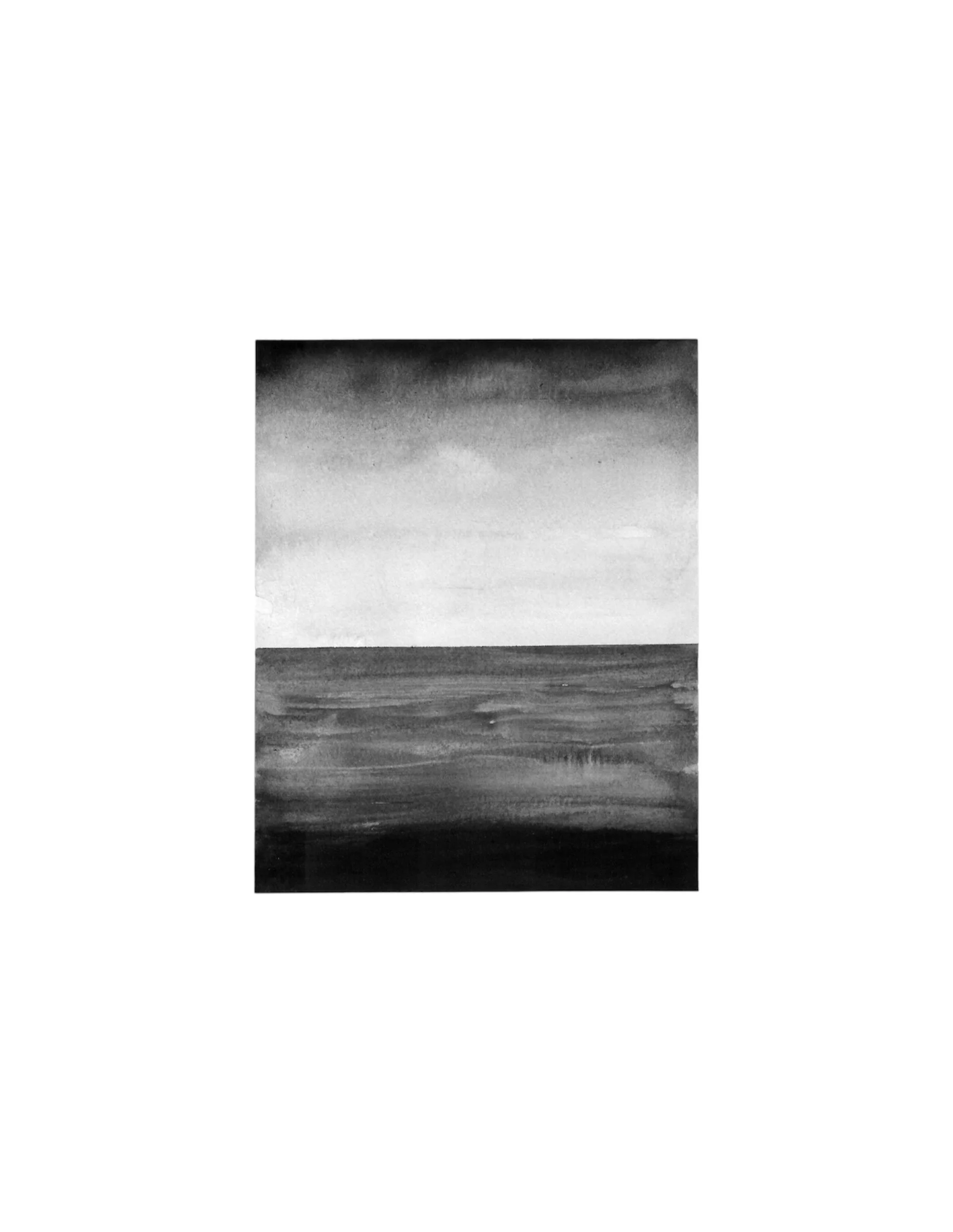  2025  Watercolor on paper   5” x 4”  