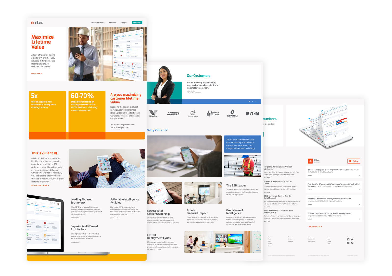 In combination with a revised message, we transformed their core sales and marketing enablement assets to support that position.