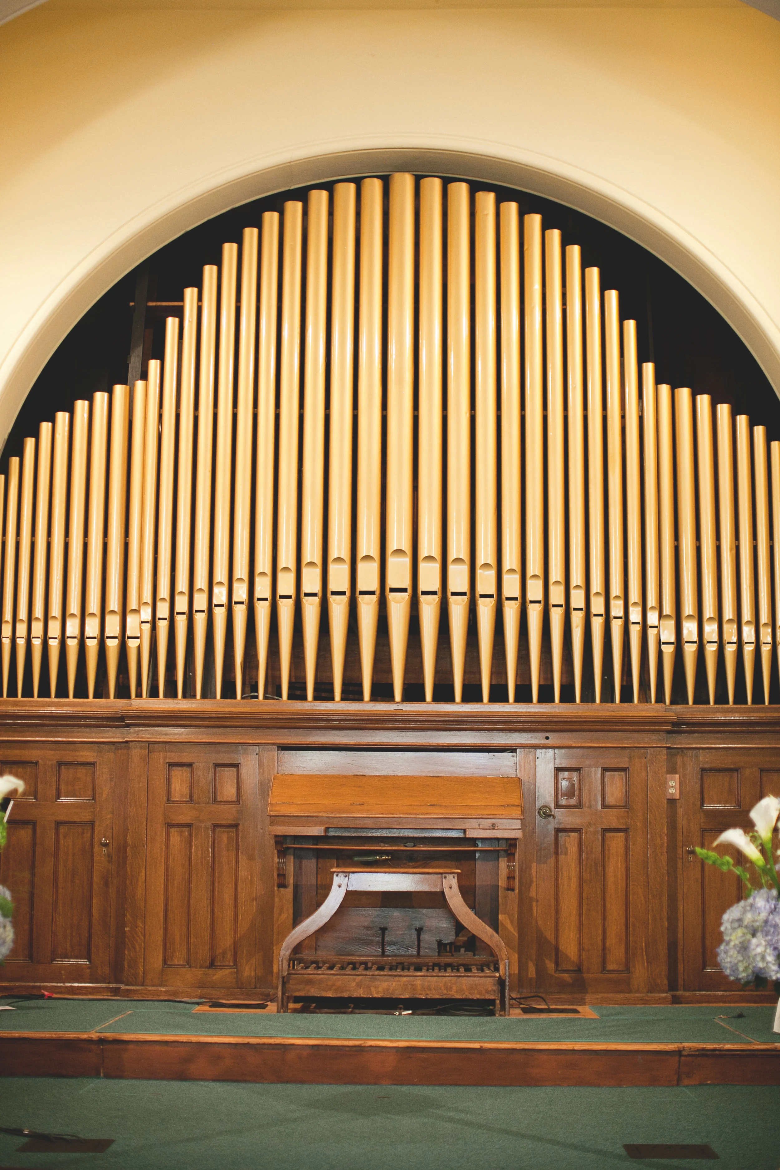 working pipe organ