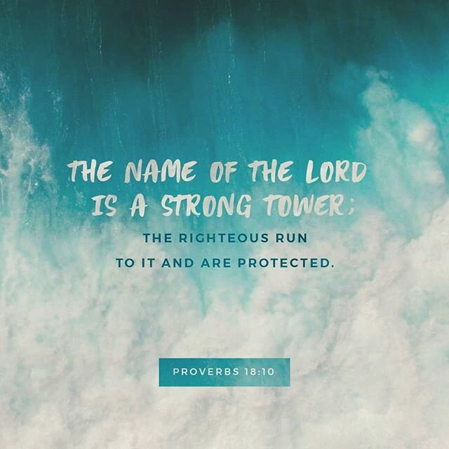 #verseoftheday #proverbs #tower #protection #tuesdaymorning