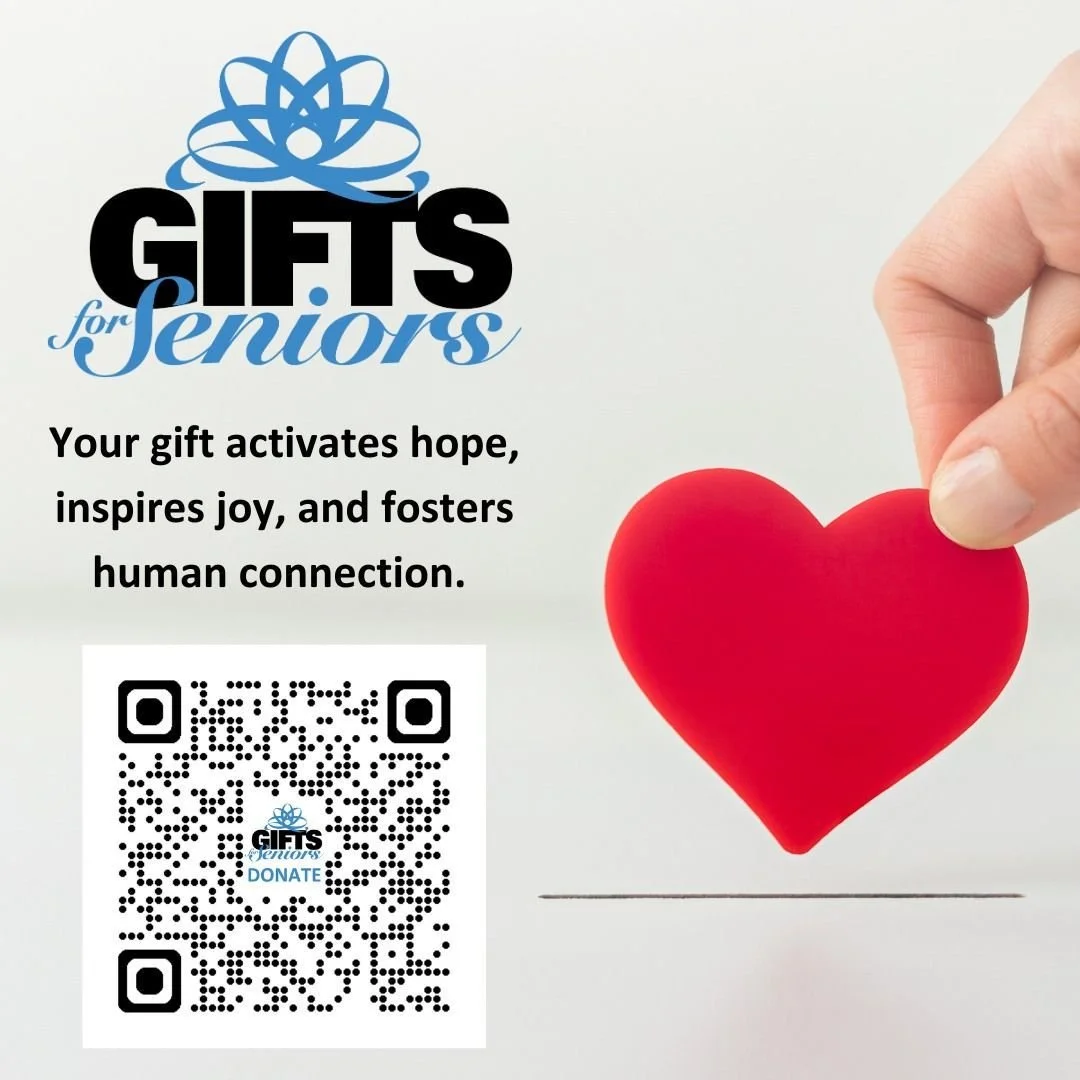 One of the most impactful actions you can take is to make a tax-deductible financial donation. Your generosity helps us fill the gaps and meet the most urgent needs. Every dollar donated goes toward providing a thoughtful gift and social visit for an