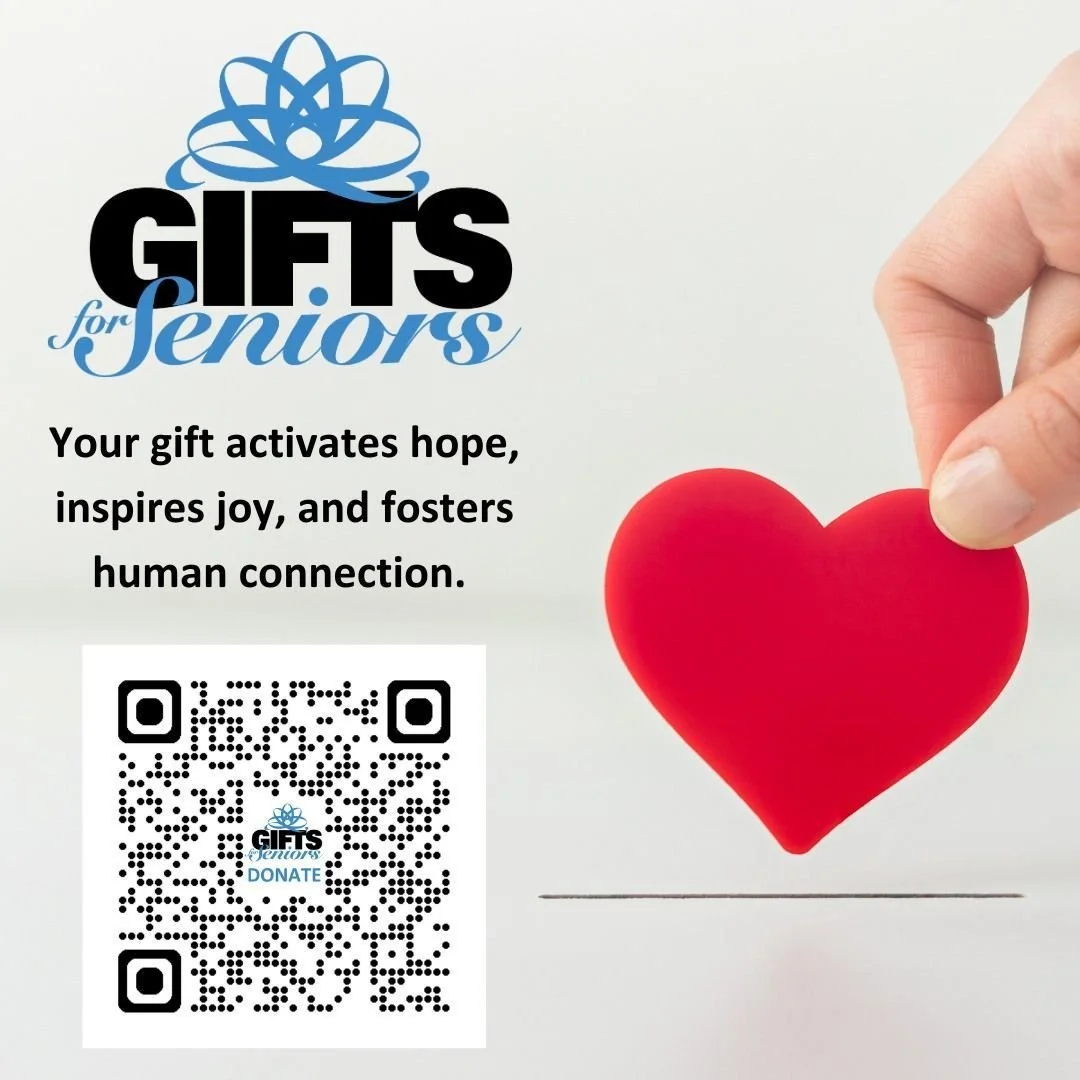 One of the most impactful actions you can take is to make a tax-deductible financial donation. Your generosity helps us fill the gaps and meet the most urgent needs. Every dollar donated goes toward providing a thoughtful gift and social visit for an