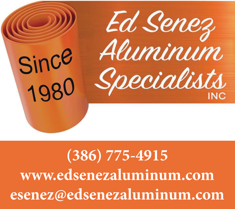 Ed Senez Aluminum logo.png