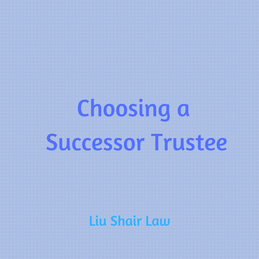 Choosing a Successor Trustee