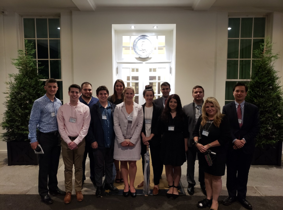 AHIF students enjoying a West Wing Tour of the White House
