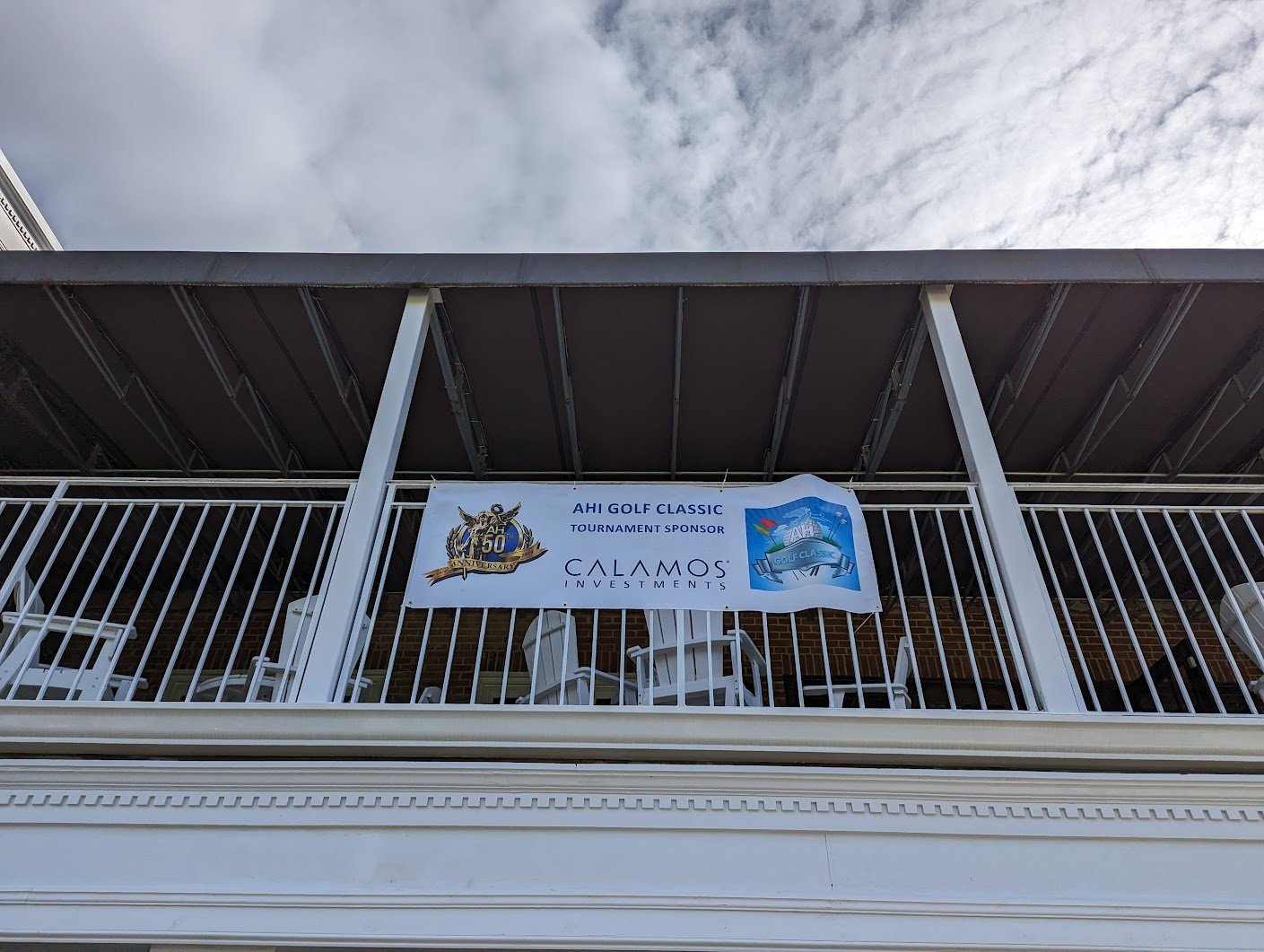  AHI’s banner for the 20th Annual Golf Classic. 