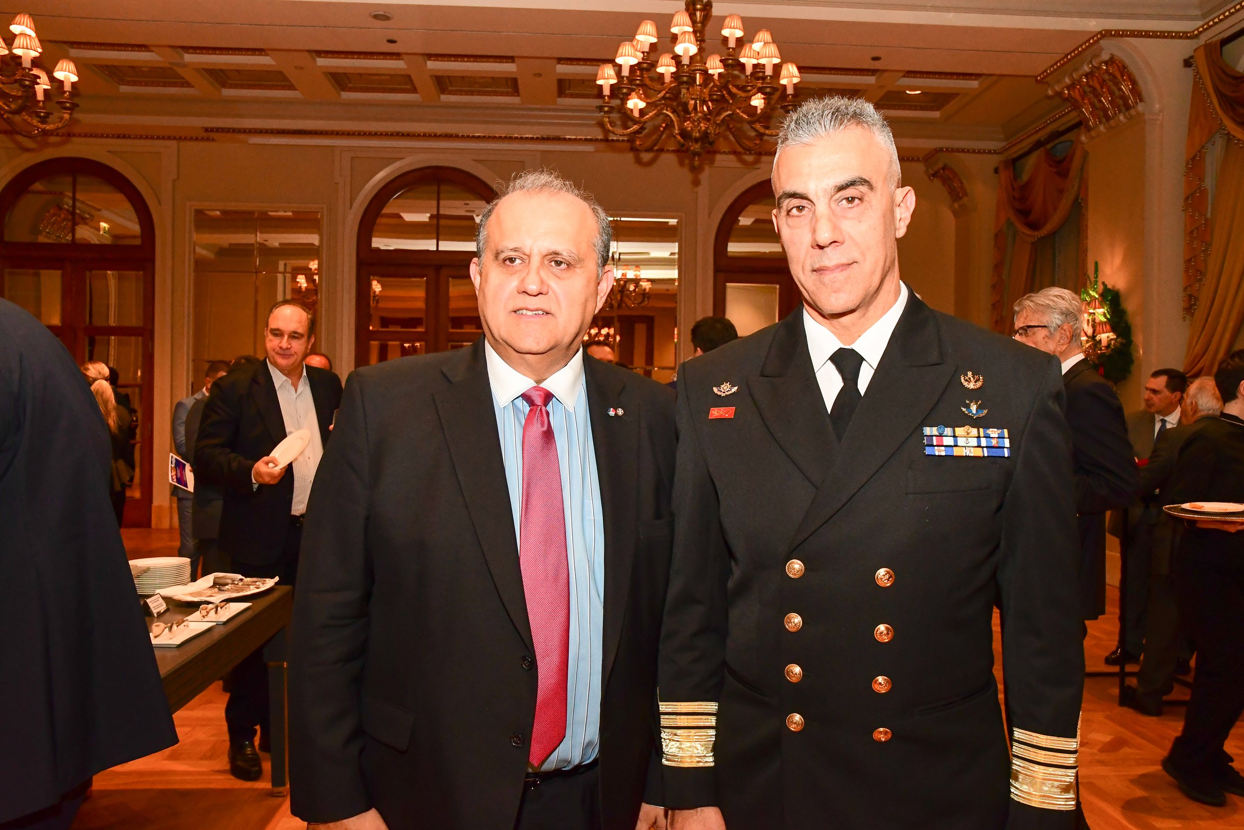  Lariagkis with Vice Admiral Fragkiskos Leloudas HN, Deputy Chief of Hellenic National Defence General Staff 