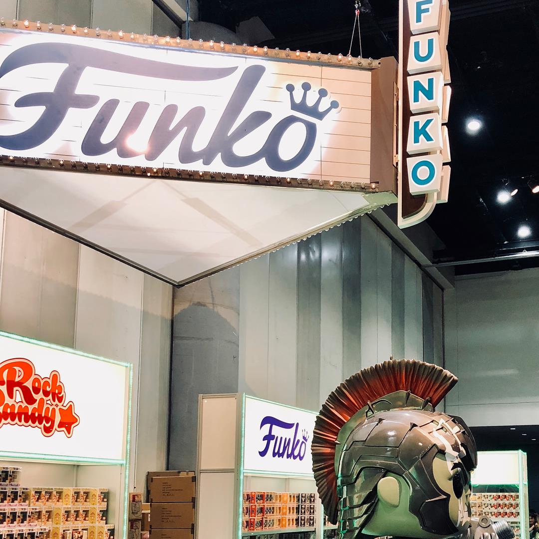 I’m not totally sure I get why Funkos are such a thing. I do know that out of our entire group, my son was the only one lucky enough to get a ticket for the booth on Thursday morning to buy them before anyone else. While he didn’t buy every single one, we saw plenty of people who did. Wow.