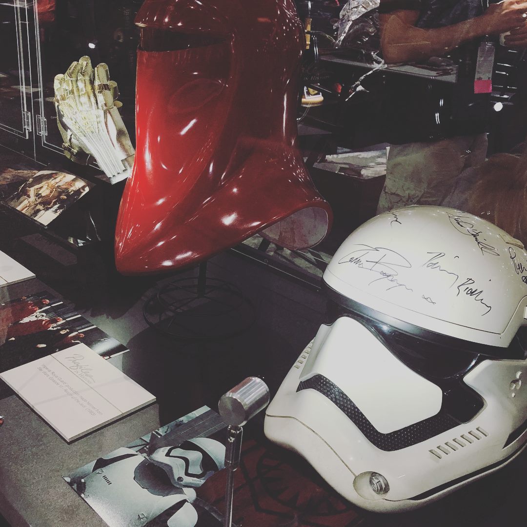 Genuine Star Wars costume pieces.