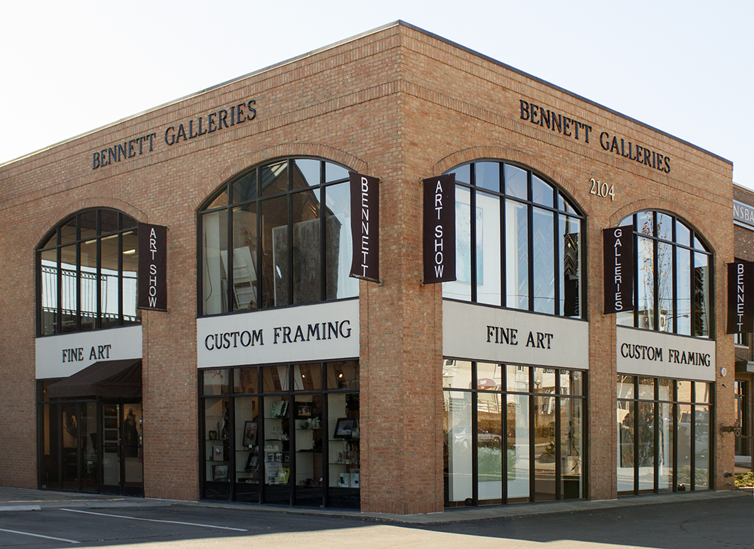 Our two-story gallery and frame shop is in Green Hills