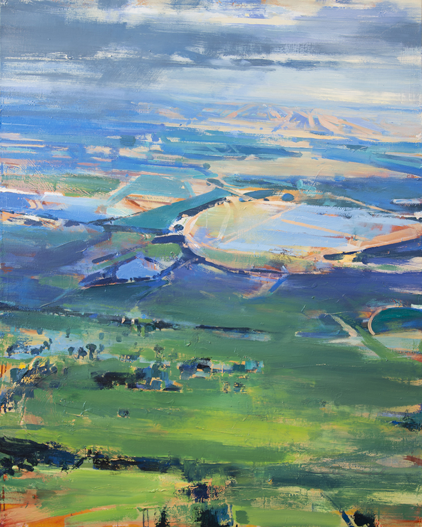 Valley Light - 48"x 60" - oil on canvas