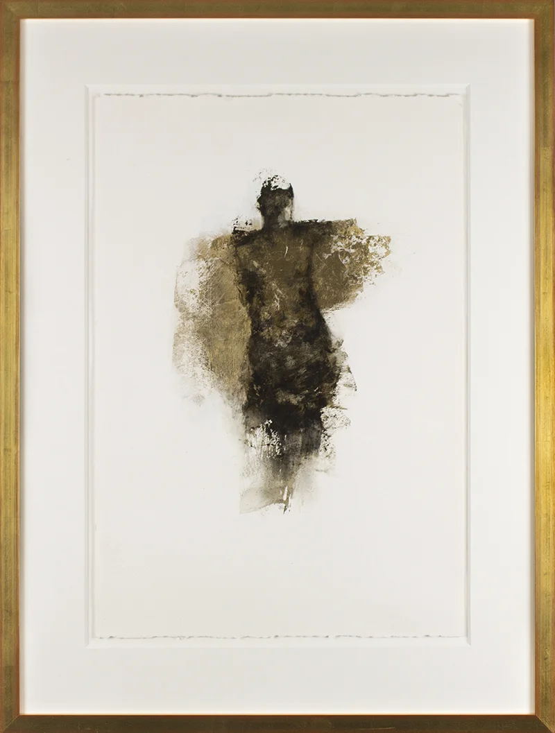 SOLD Thoughts Become Things - 15" x 22" - mixed media on paper