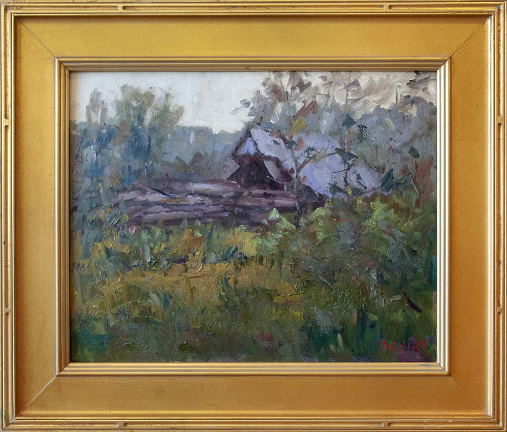 Old Logging Mill - 20" x 16" - oil on canvas