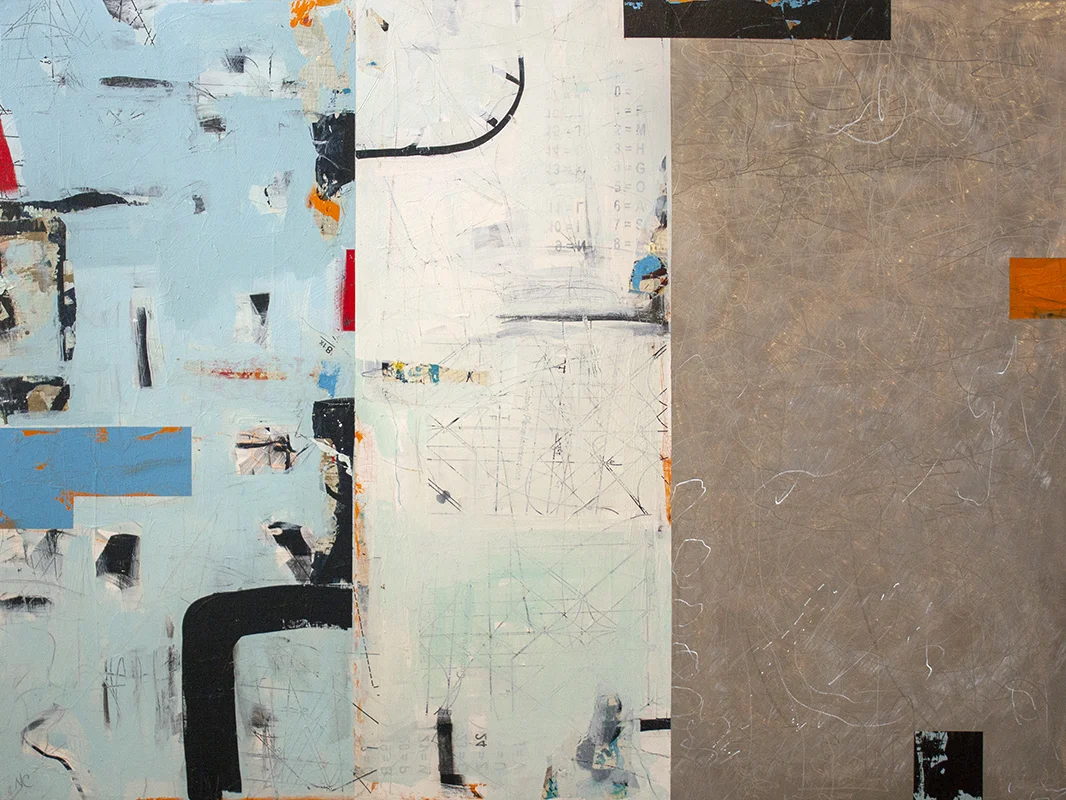 Wild Whispers 2 - 48" x 36" - mixed media
