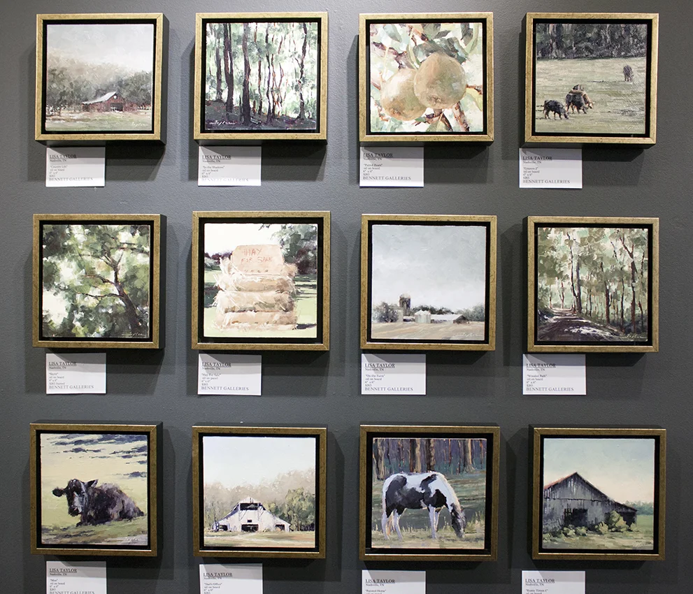 Custom Framing: Framing a set — Bennett Galleries Nashville