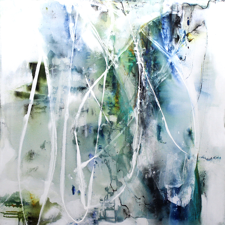 Reflections - 48" x 48" - acrylic on canvas