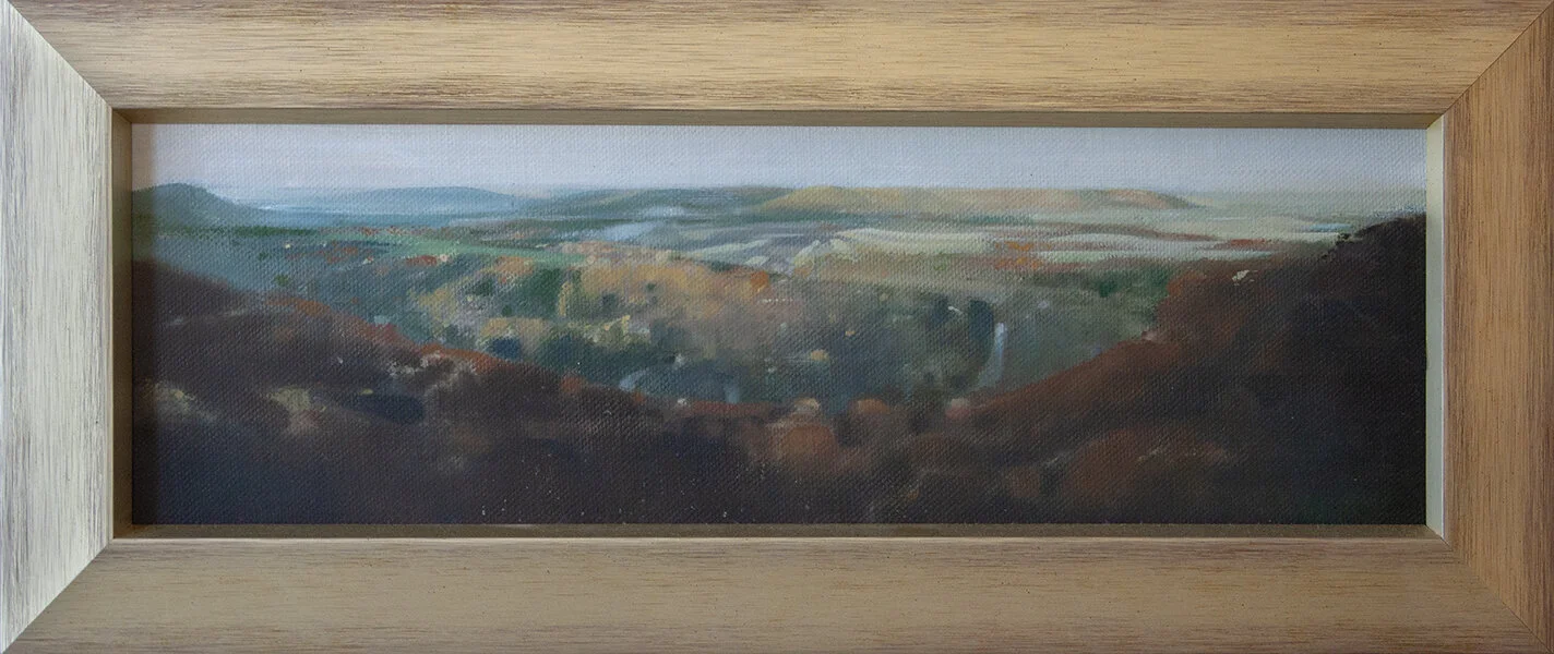 Wild Cat State Park - 24" x 7 3/4" - oil on panel