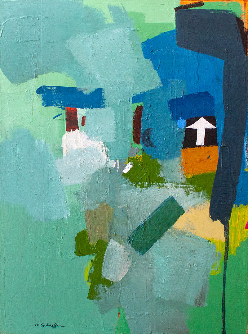 Perspective of Objective - 22" x 30" - mixed media on canvas