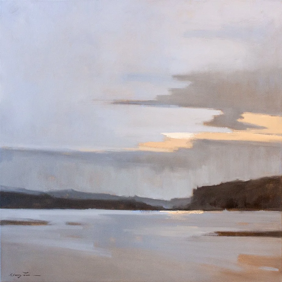 Anything but Gray - 36" x 36" - oil on canvas