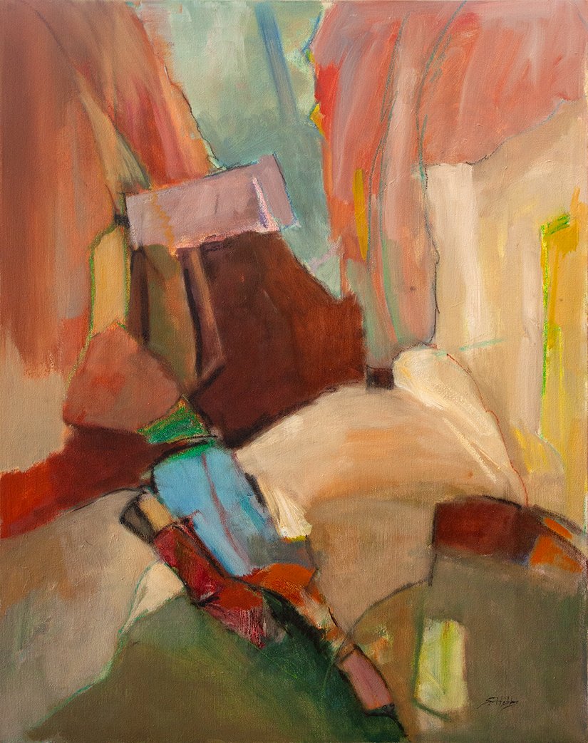 Fabric of Life - 24" x 30" - oil on canvas