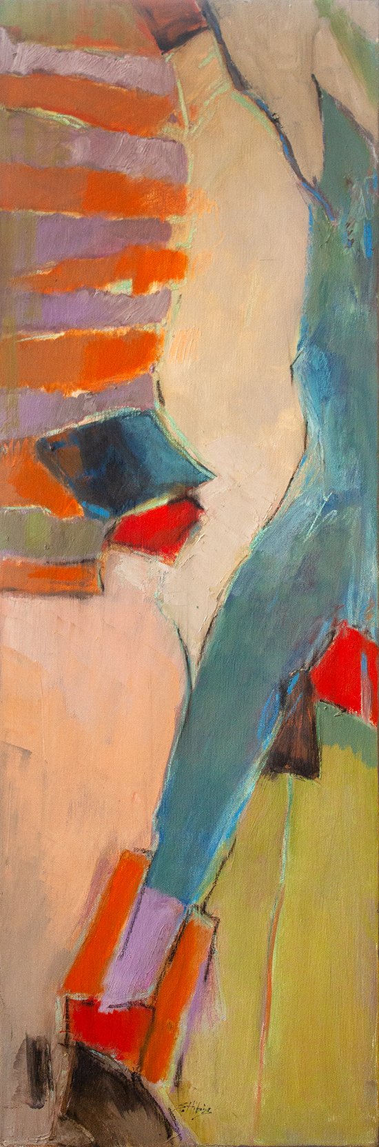 Vibrations of Life - 12" x 36" - oil on canvas