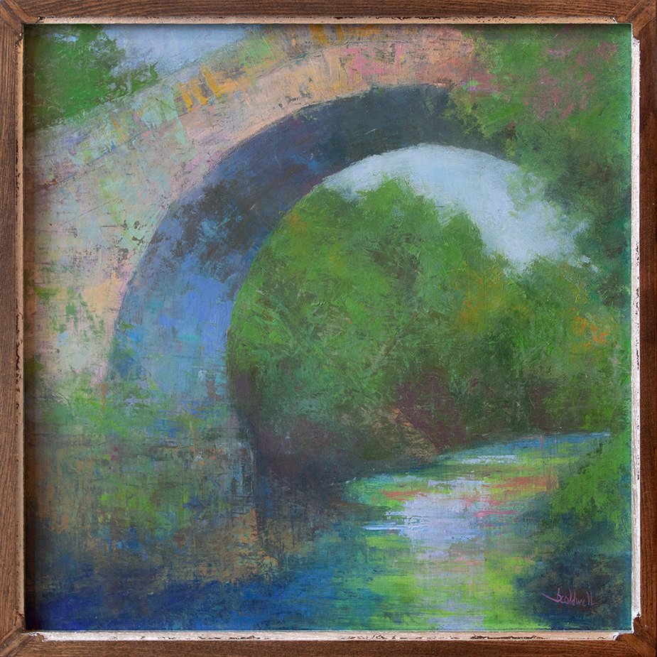 Whitebridge - 20" x 20" - oil on panel