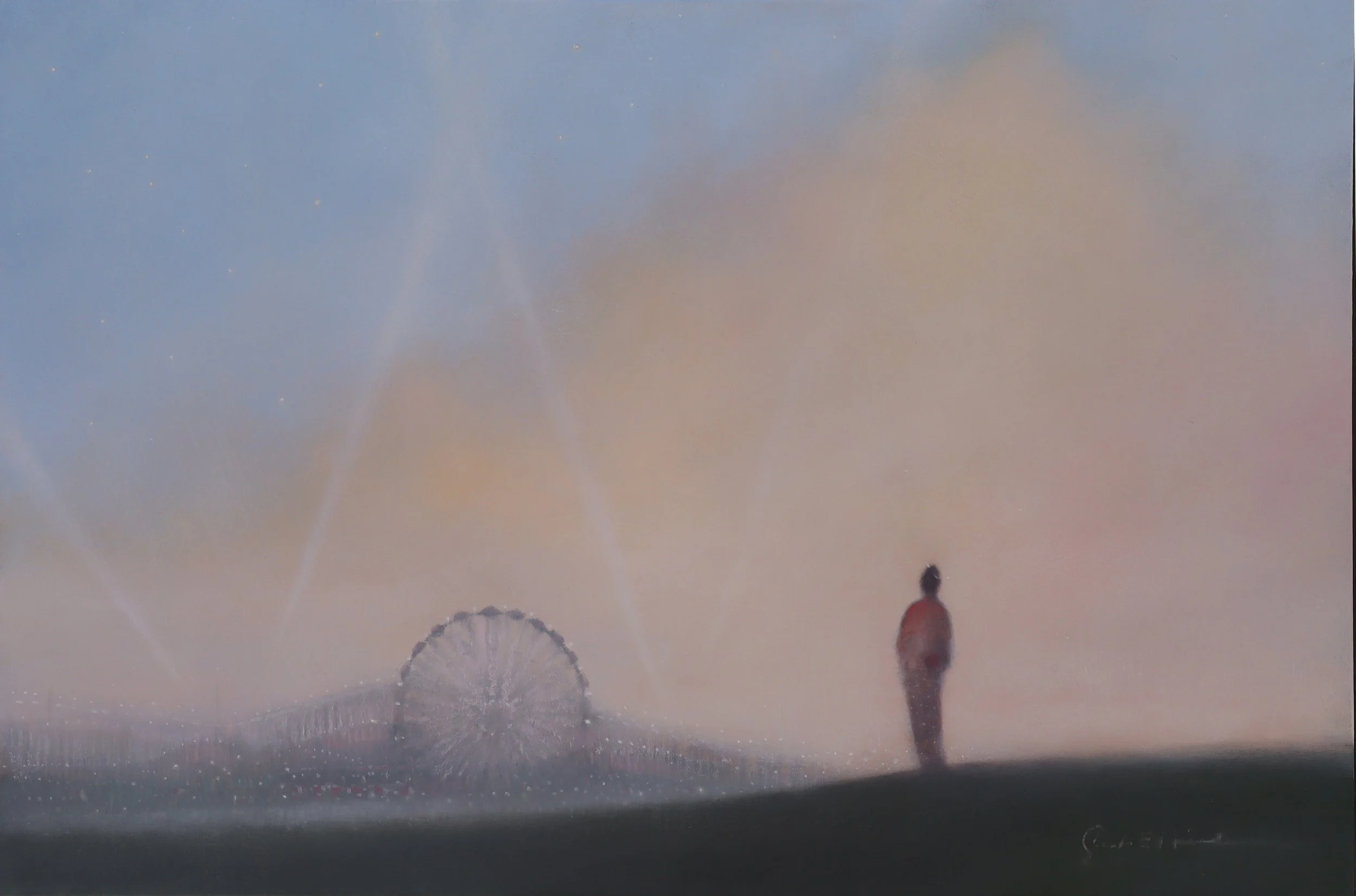 Distant Carnival - 20"x30" - oil on panel