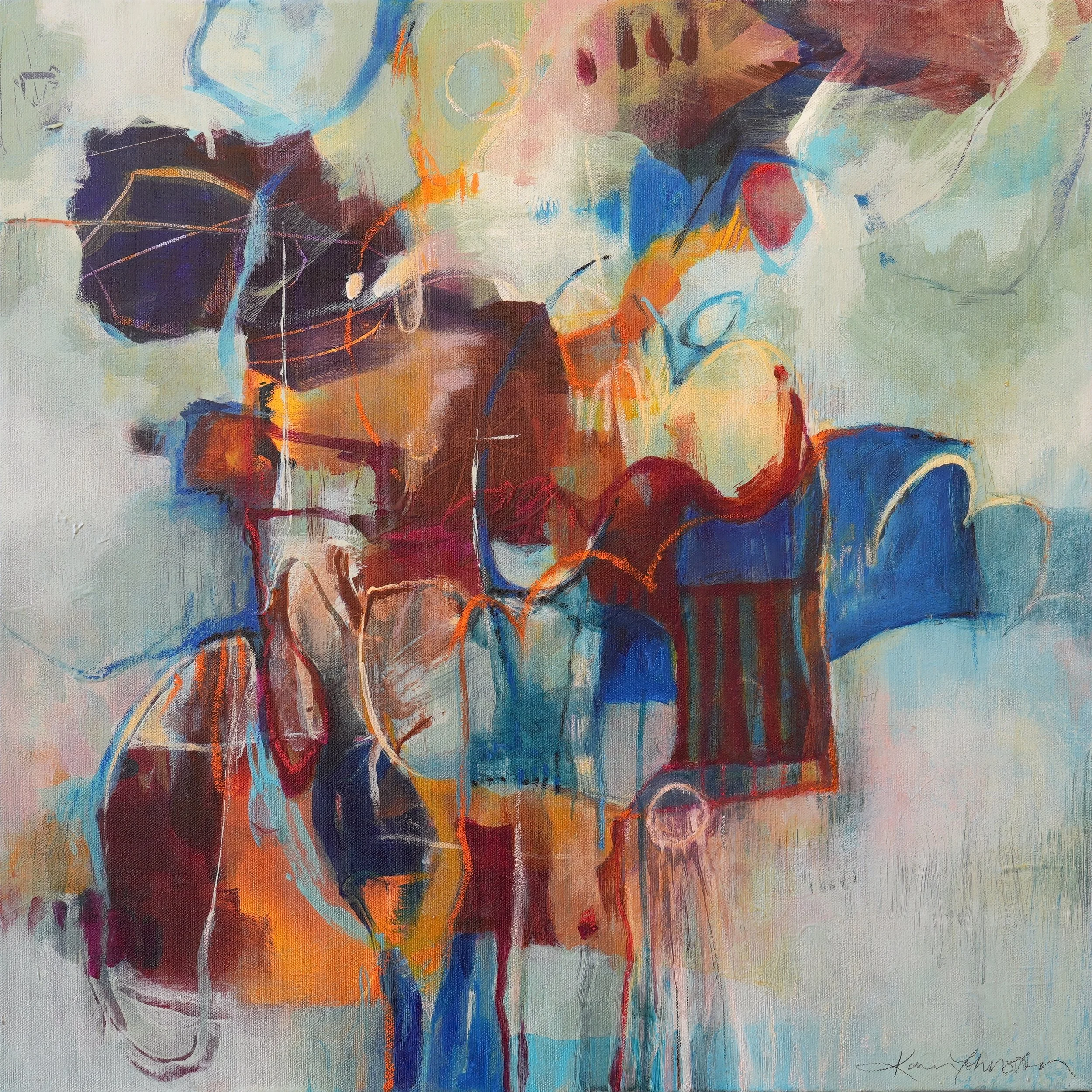 Paradox - 24"x24" - acrylic/mixed media on canvas
