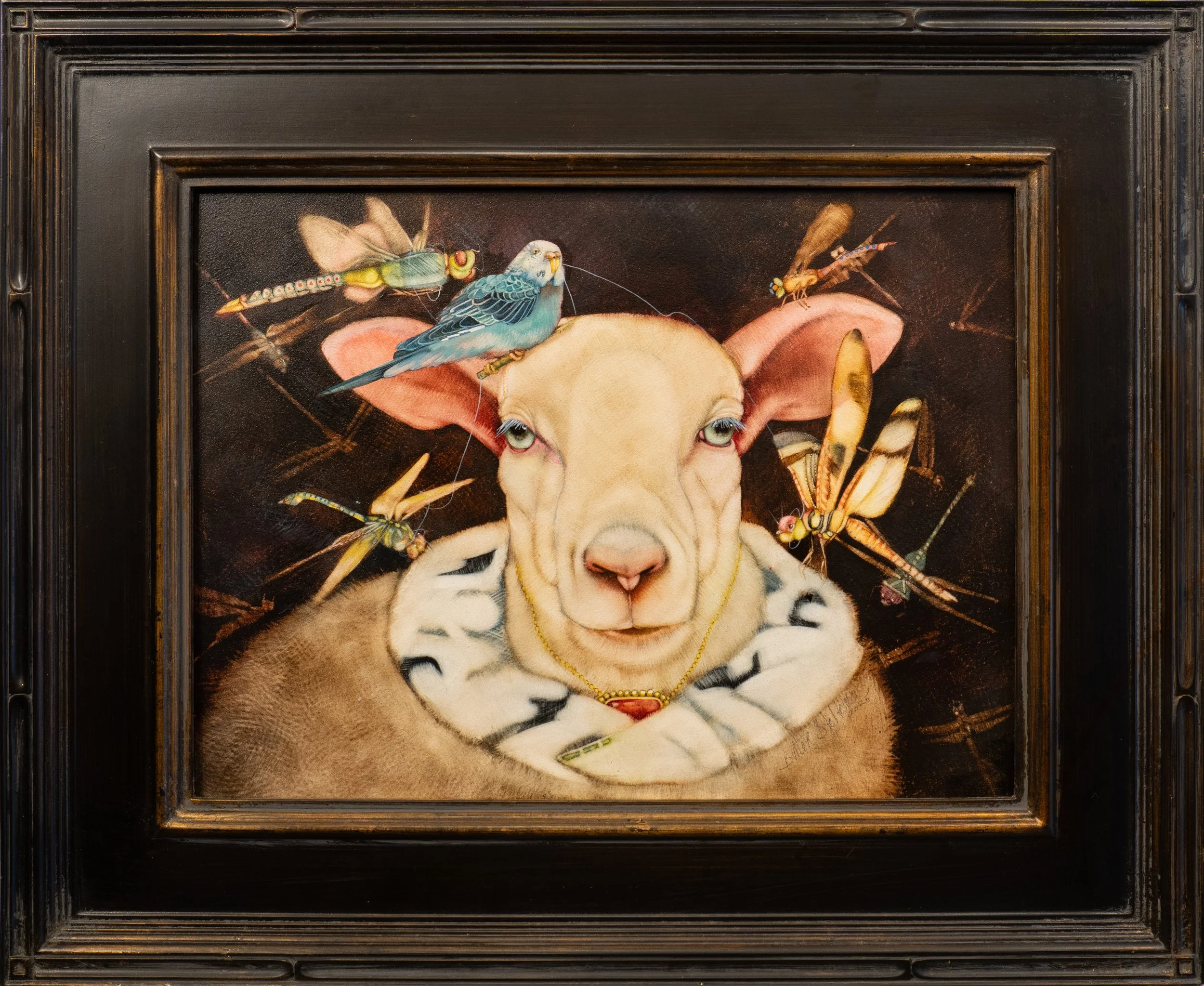 The Buzz - 16" x 12" - watercolor on panel