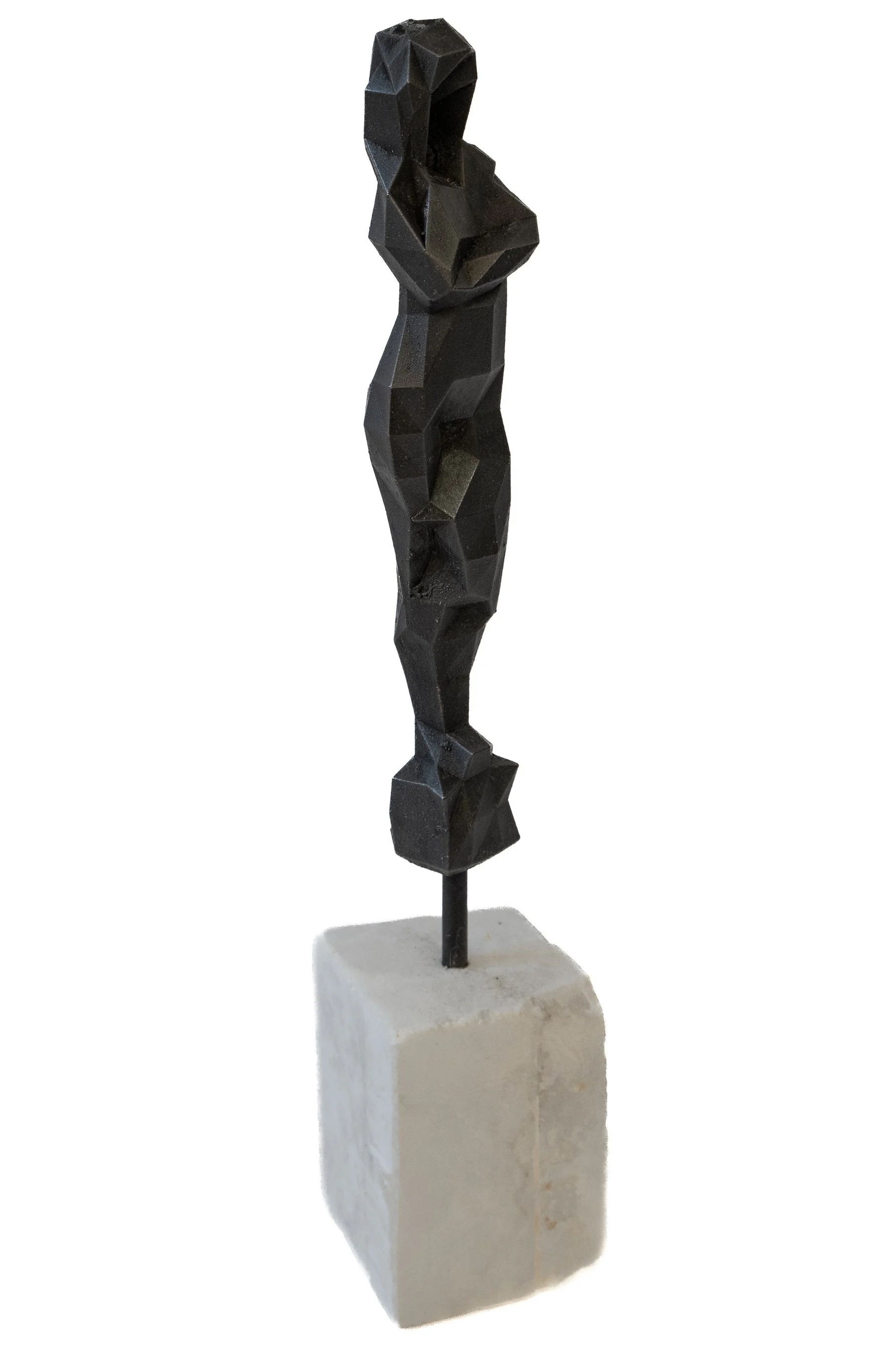 Cubist Lilliputian - 12 1/2" tall - cast copper