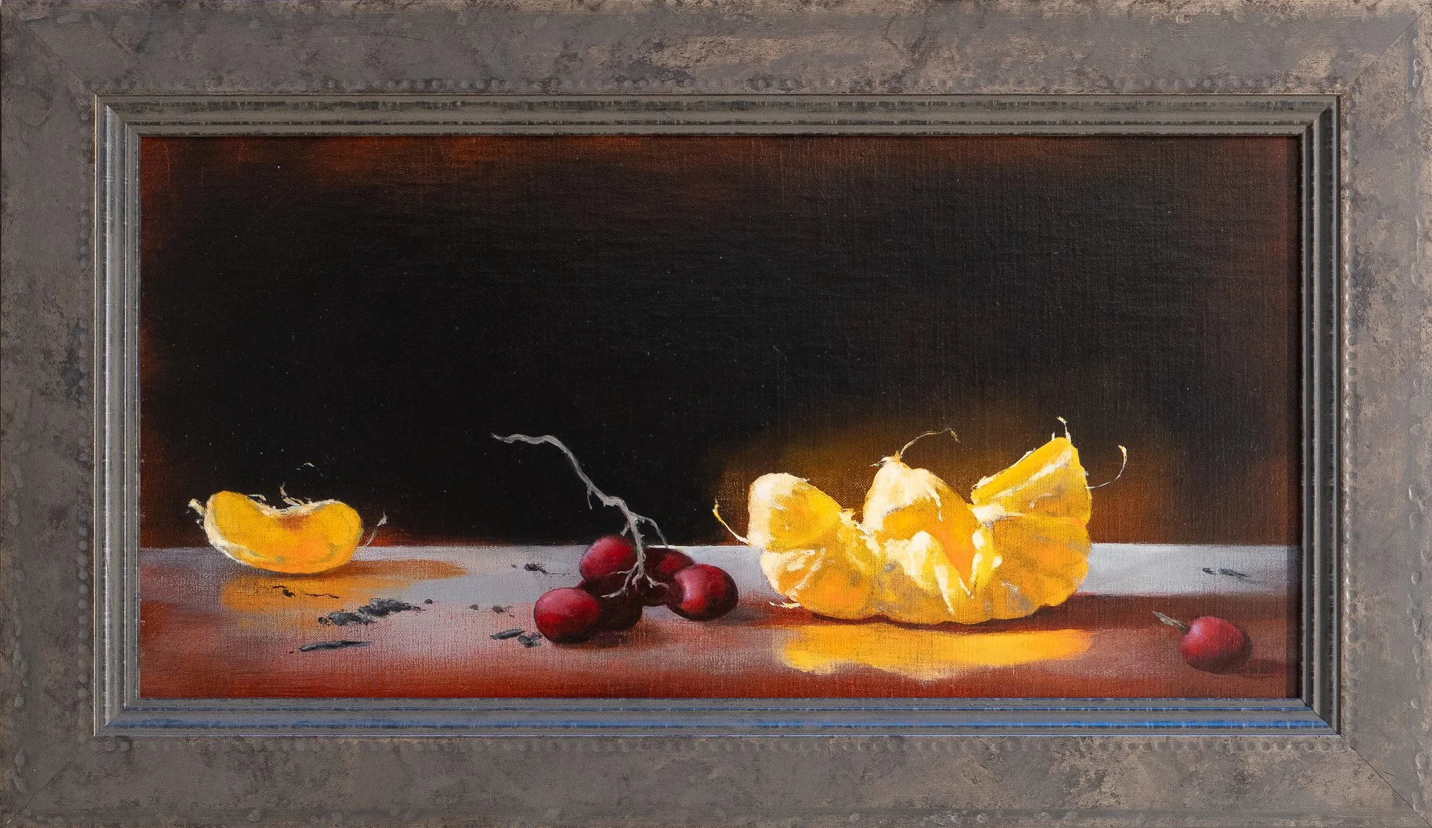 Oranges - 16" x 8" - oil on panel