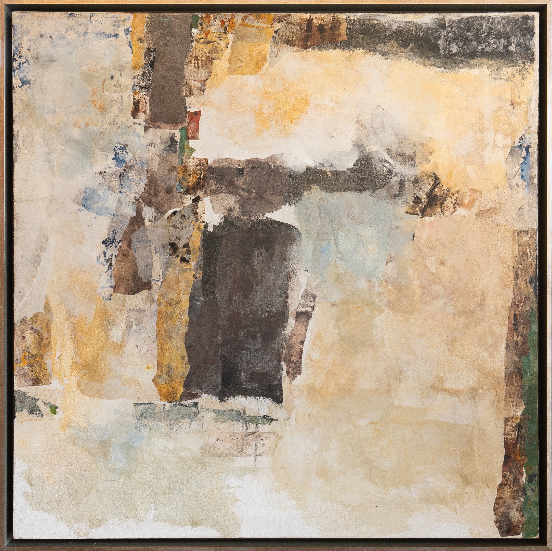 Last Vestiges II (circa 2016) - 46" x 46" mixed media on canvas