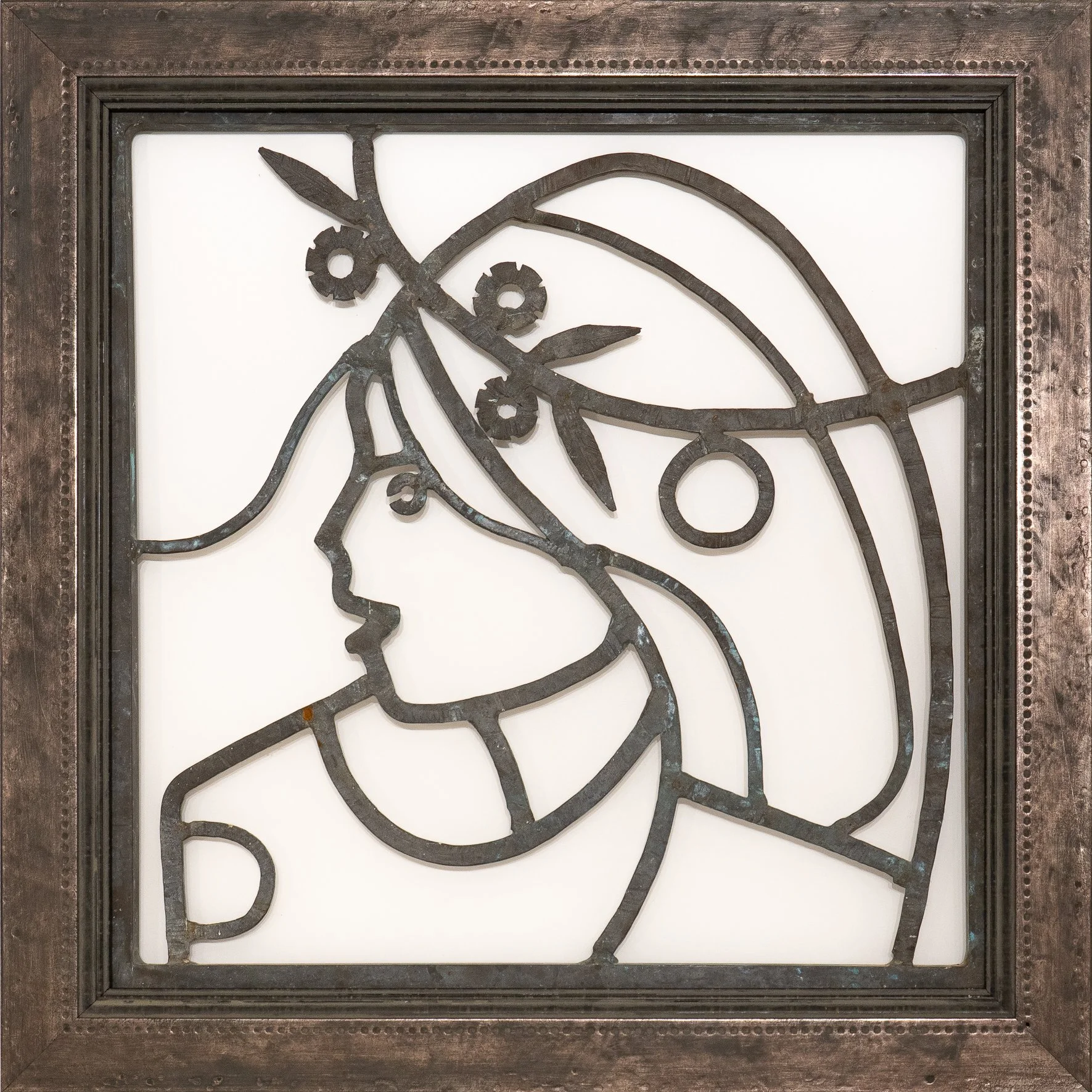 Echoes of Youth I (circa 1975) - 15⅛" x 15⅛" - steel
