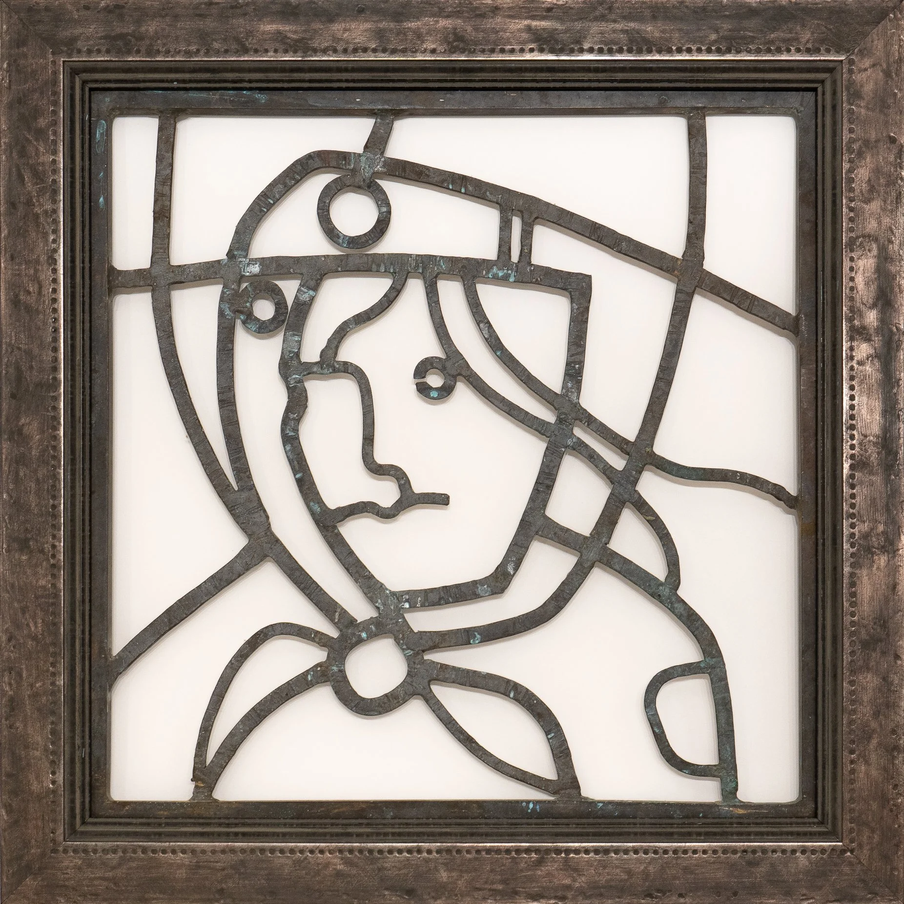 Echoes of Youth II (circa 1975) - 15⅛" x 15⅛" - steel