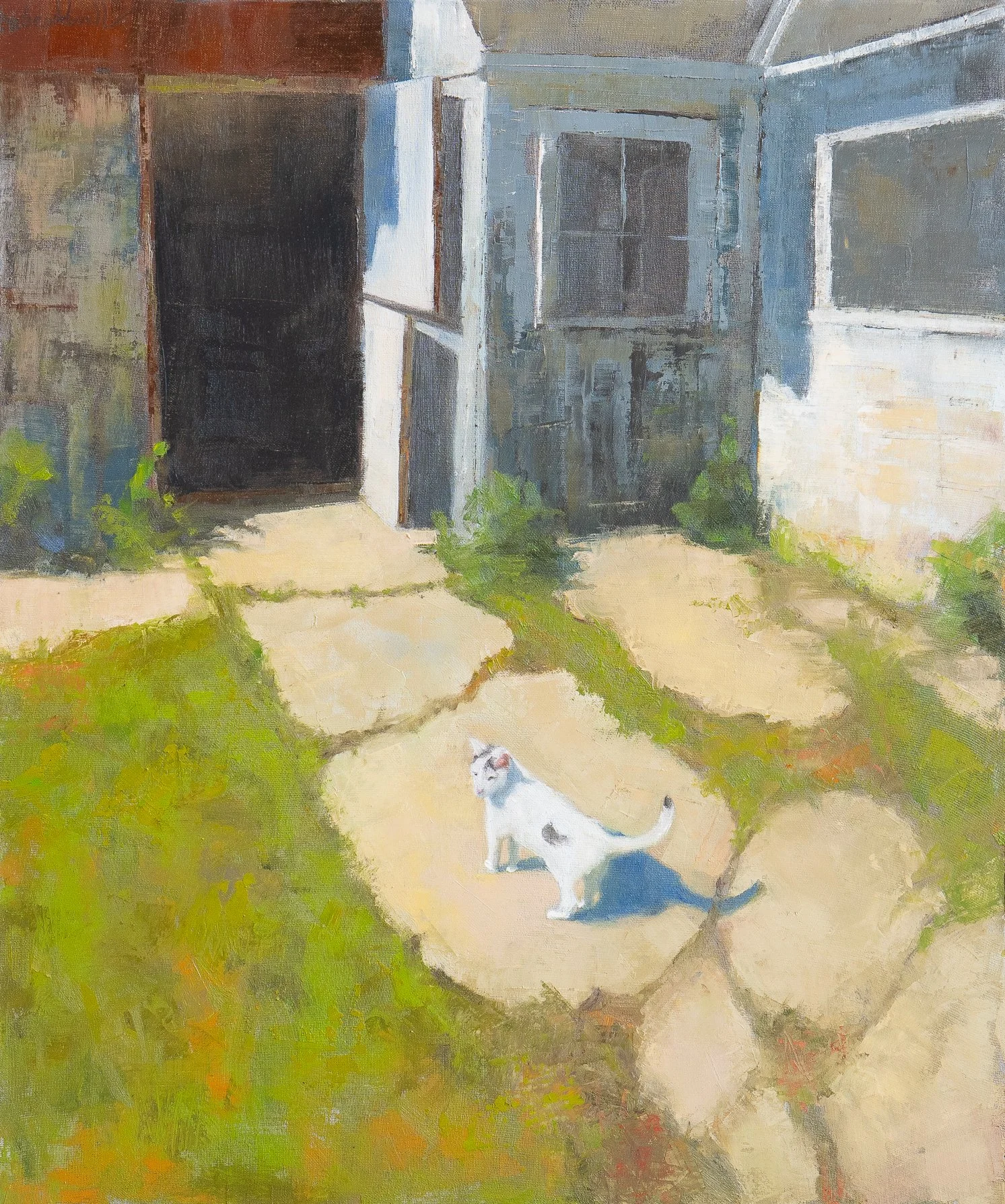 It's Nap Time - 20" x 24" - oil on panel