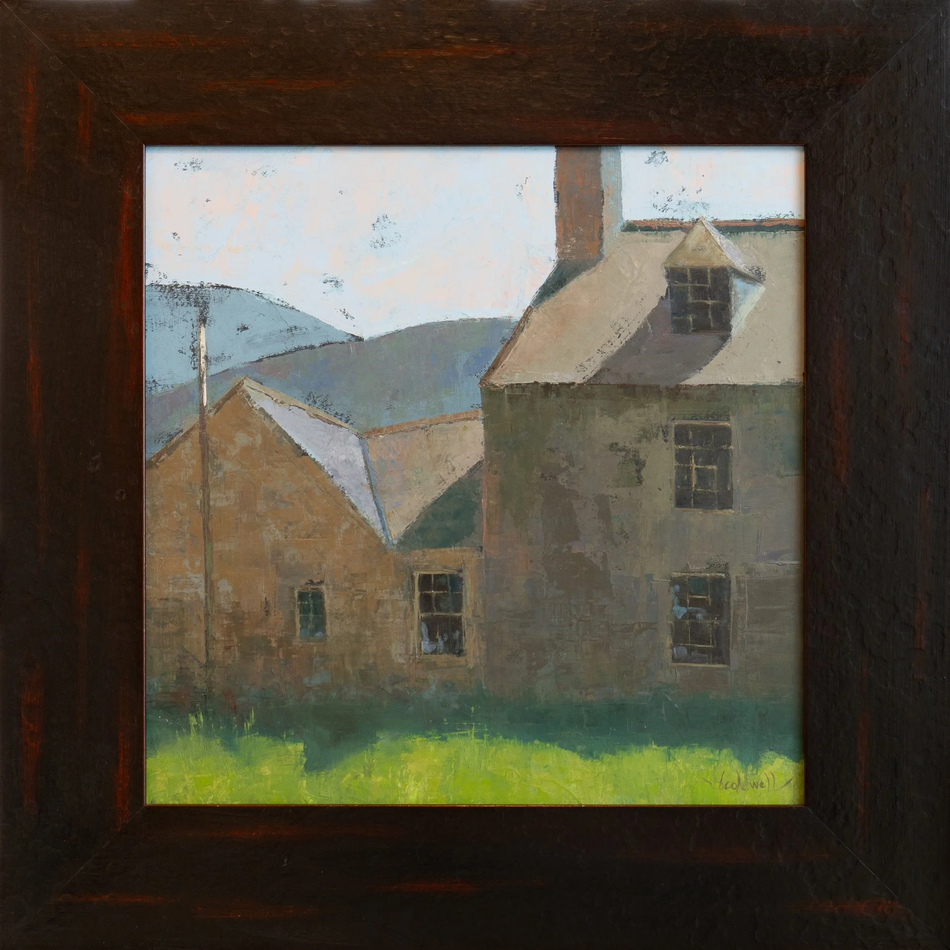 Of Stone and Light - 18" x 18" - oil on panel
