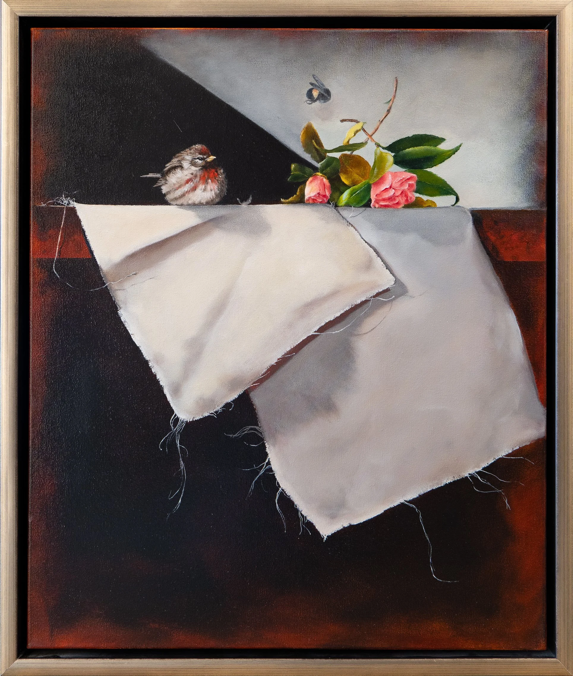 Redpoll - 20" x 24" - oil on canvas
