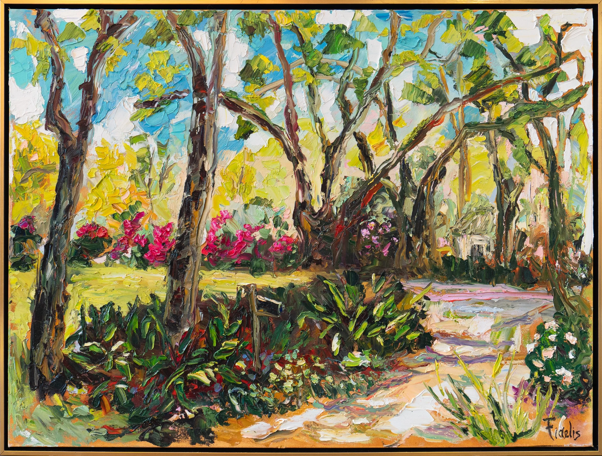 Musings of the Delighted - 40" x 30" - oil on canvas