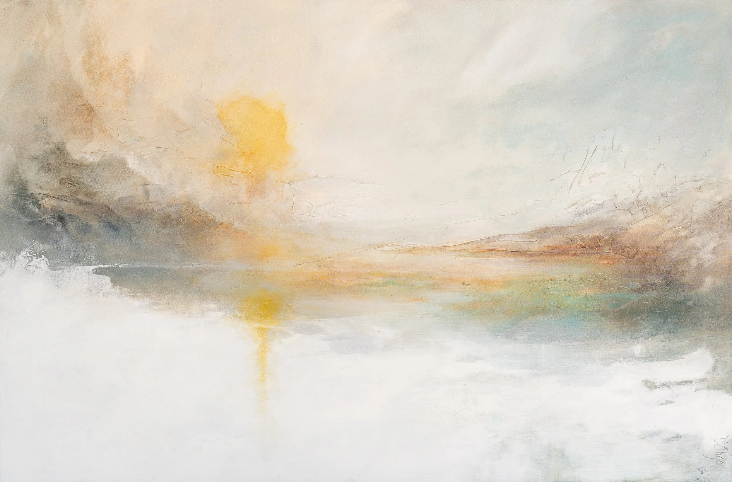 Emerging - 60" x 39½" - acrylic on canvas