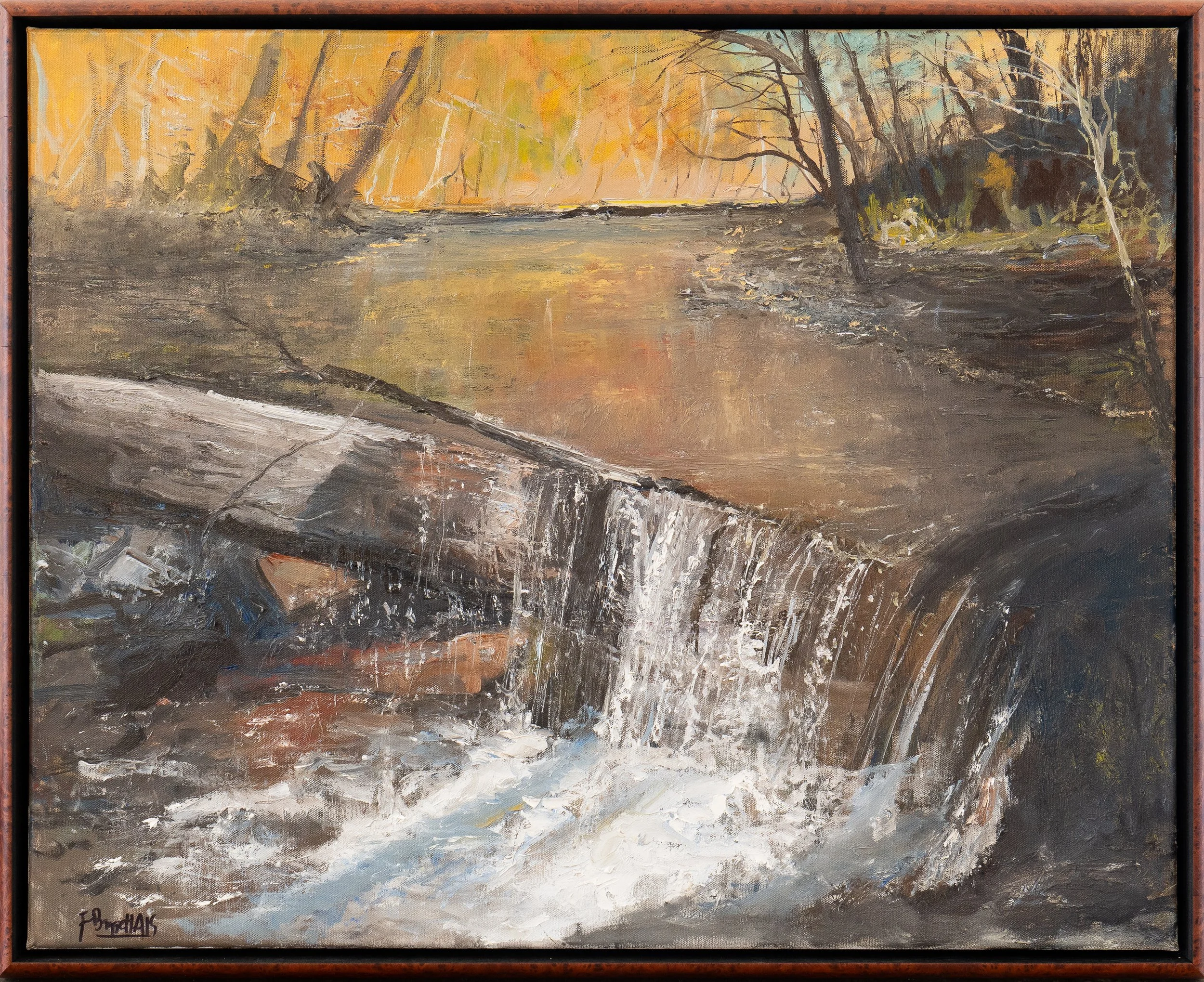 Beaverdam Breach - 30" x 24" - oil on canvas